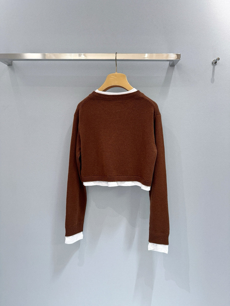 Sweaters- Miu M Jumper Luxury Designer Knit Sweater