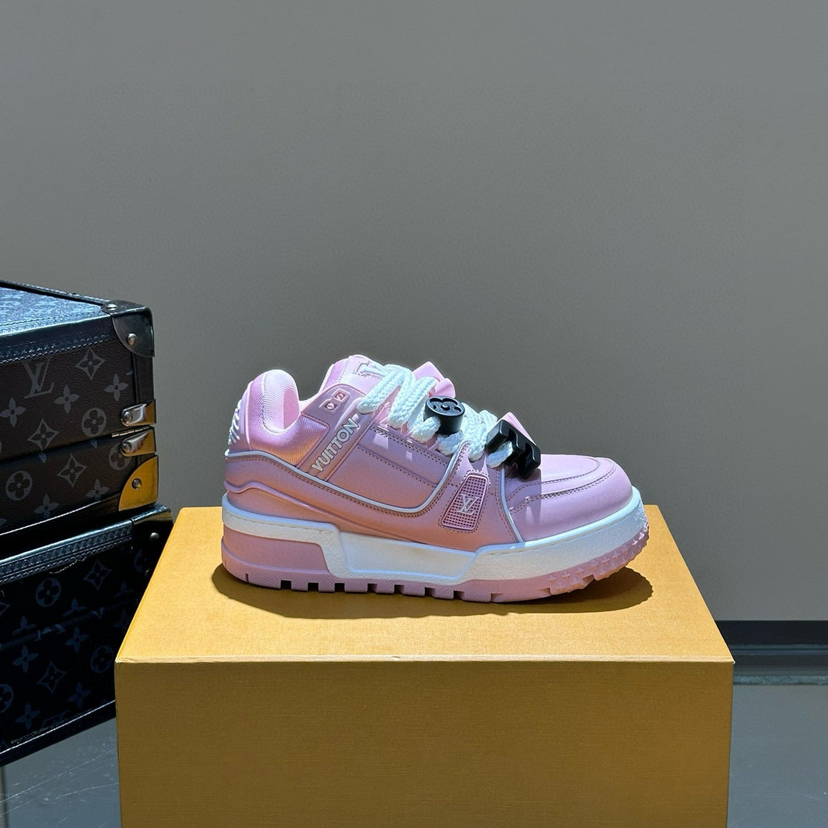 Louis Vuitton Shoes- Louis Vuitton Lou Trainers Comfortable Everyday Designer Shoes