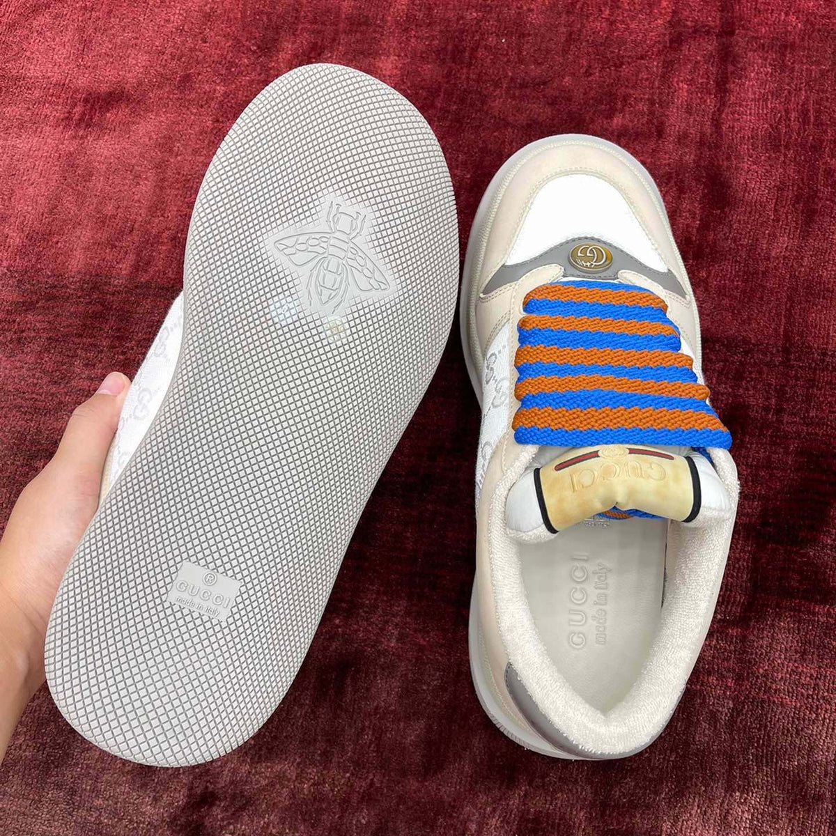 Gucci Shoes- Gucci Screener Leather Sneakers Comfortable Everyday Designer Shoes