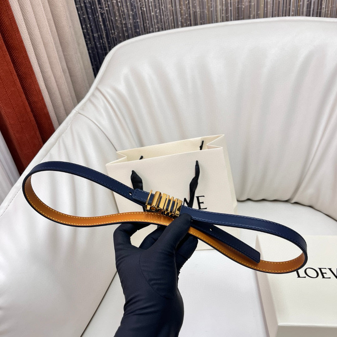 Belts- Loew Belt 1.5 Cm Premium Leather Designer Belt