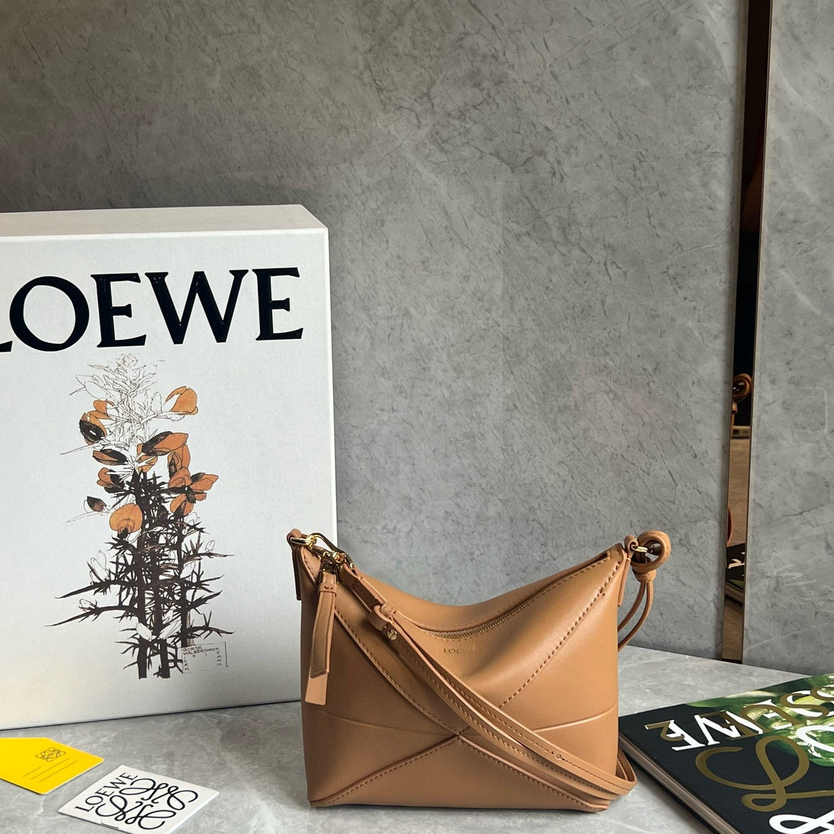 Bags- Loew Puzzle Fold Pouch Elegant Everyday Designer Handbag