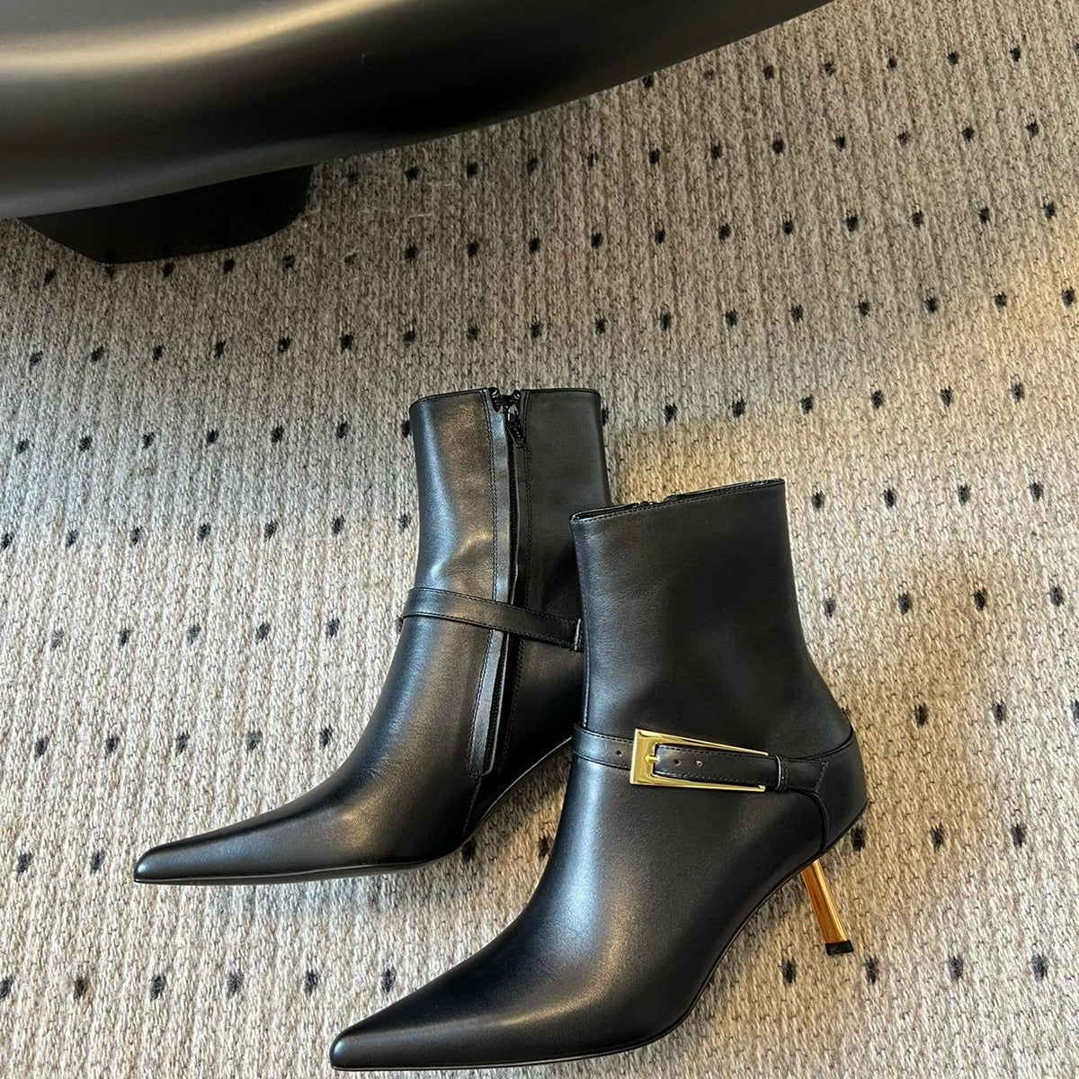 Saint Laurent Shoes- Saint Laurent Heeled Boots Luxury Lifestyle Designer Footwear