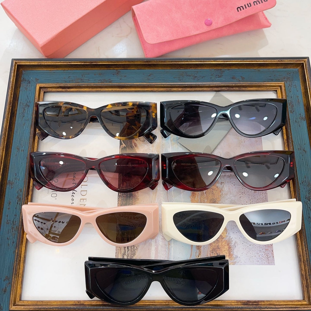 Sunglasses- Miu M Sunglasses Luxury Designer UV Sunglasses