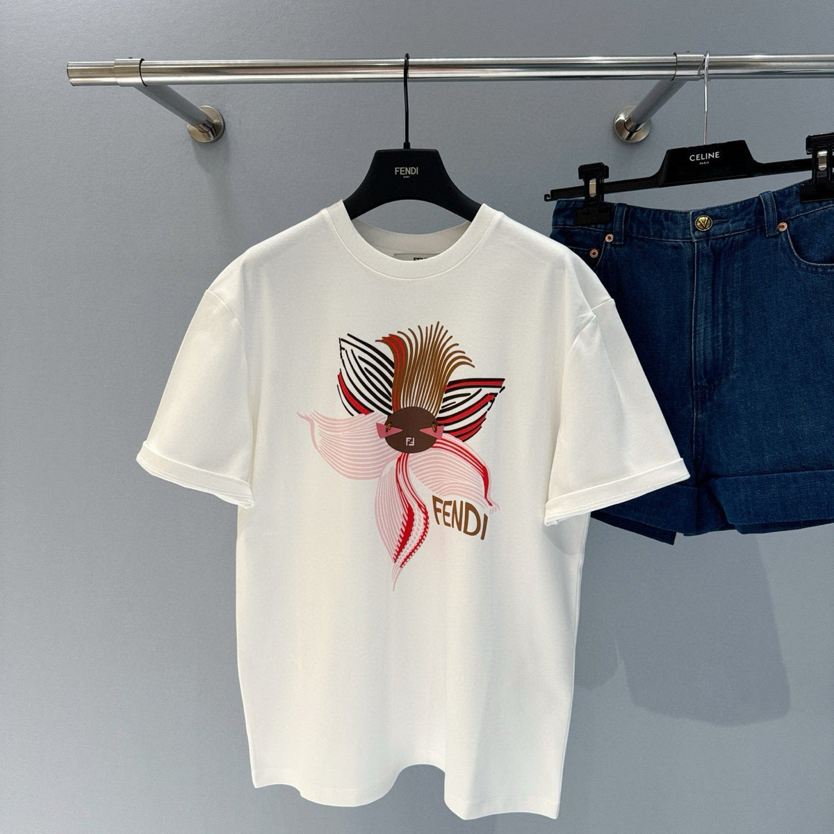T-Shirts- Fen T-shirt Casual Everyday Designer Tee