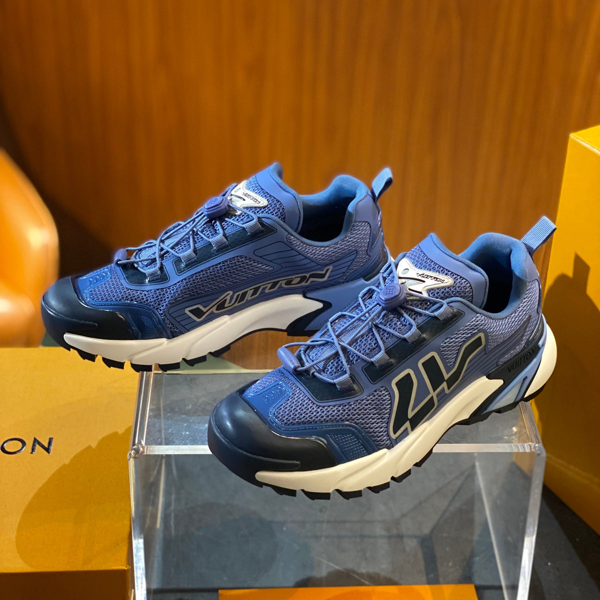 Louis Vuitton Shoes- Louis Vuitton Lou Runner Tatic Sneaker Premium Designer Casual Shoes