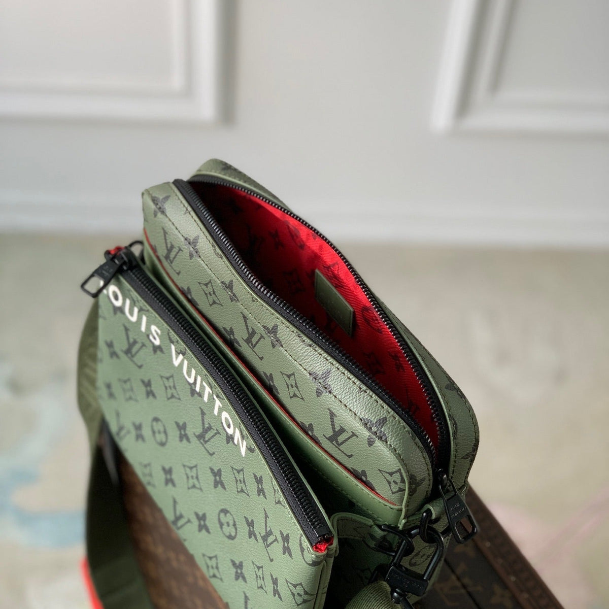 Louis Vuitton Bags- Louis Vuitton Lou Trio Messenger Bag Elegant Everyday Designer Handbag