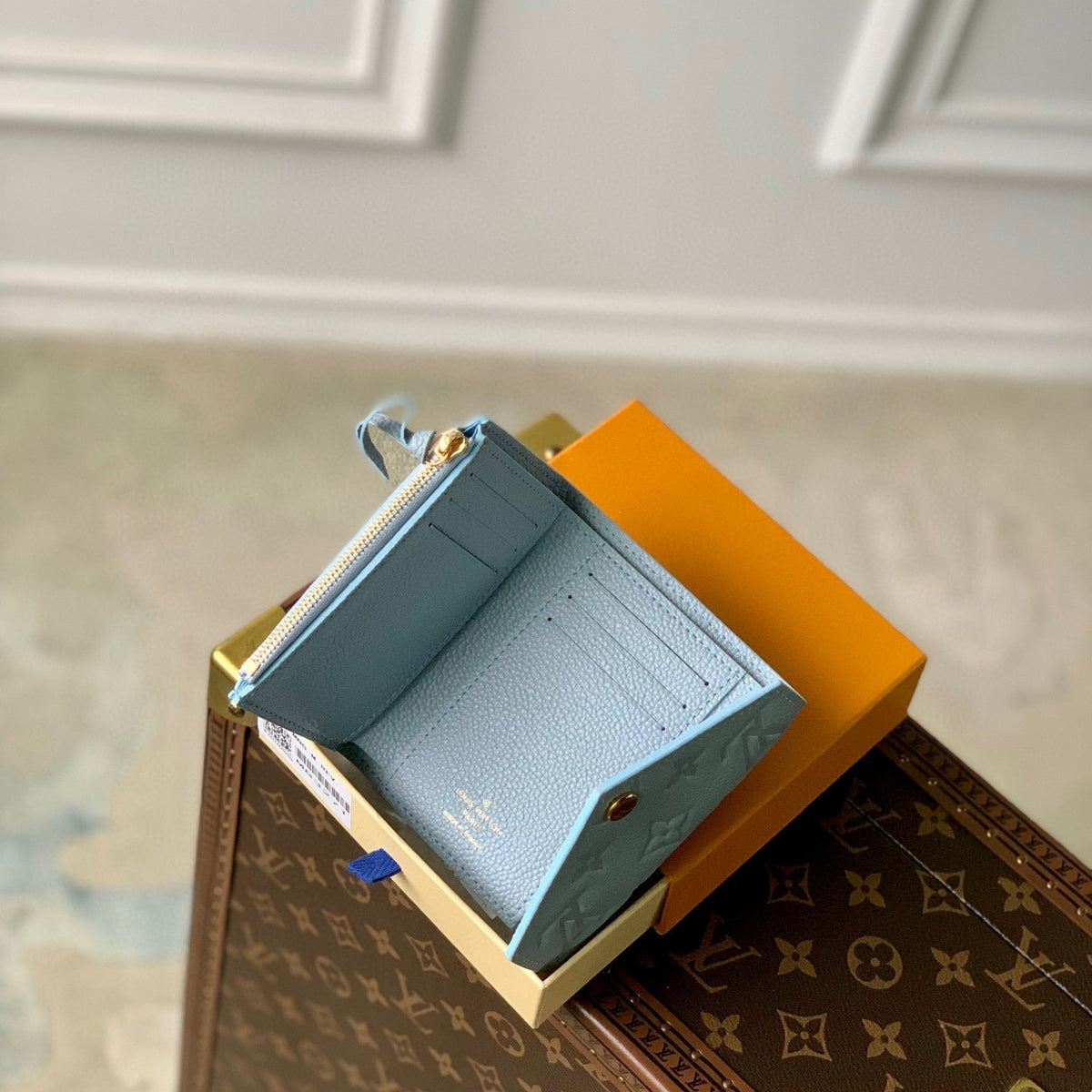 Louis Vuitton Wallets- Louis Vuitton Lou Victorine Wallet Compact Luxury Card Wallet