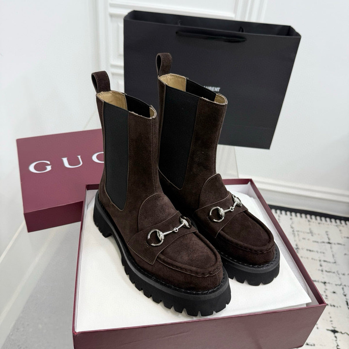 Gucci Shoes? Gucci Boots Premium Designer Casual Shoes
