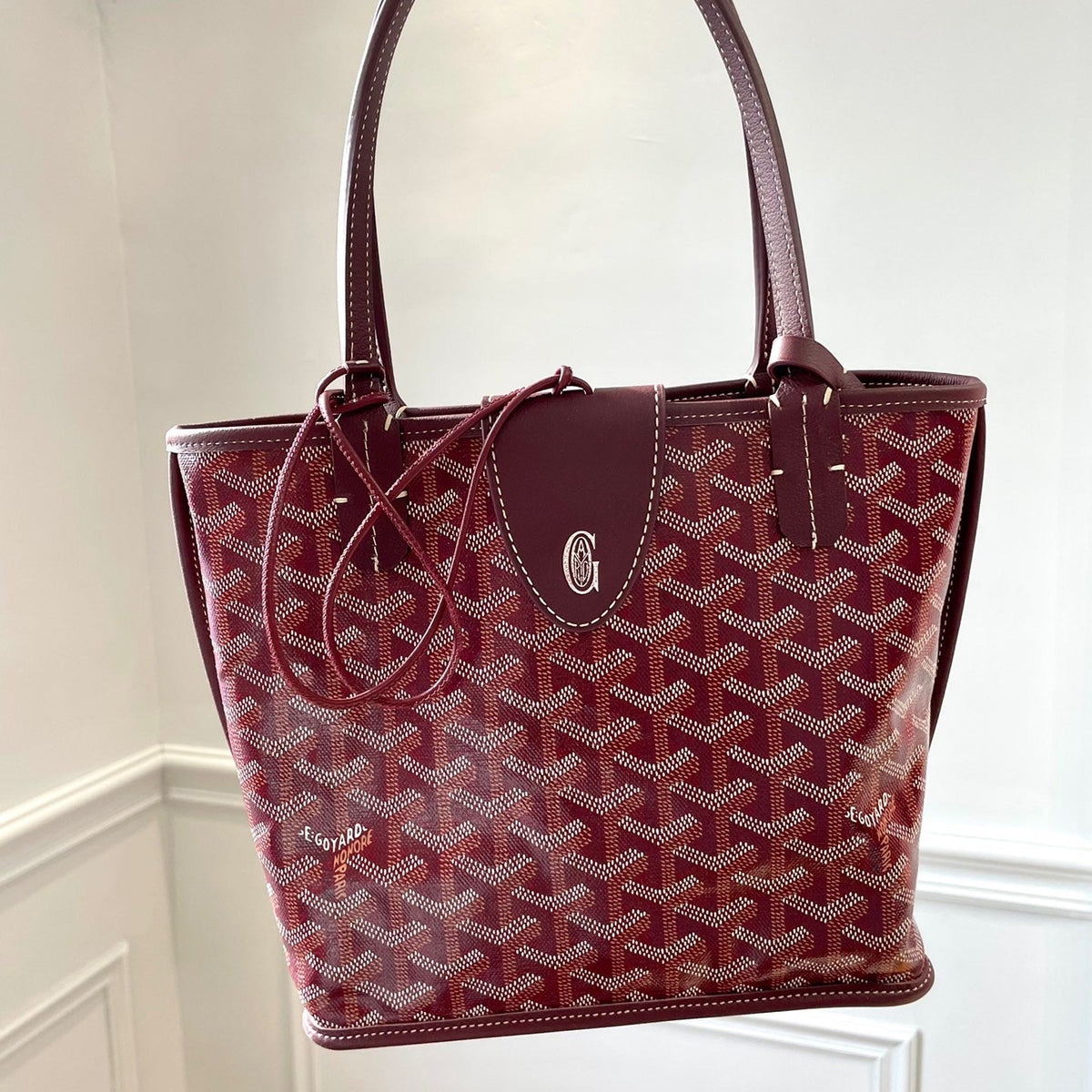 Bags- Goya Mini Anjou Bag Luxury Designer Leather Handbag