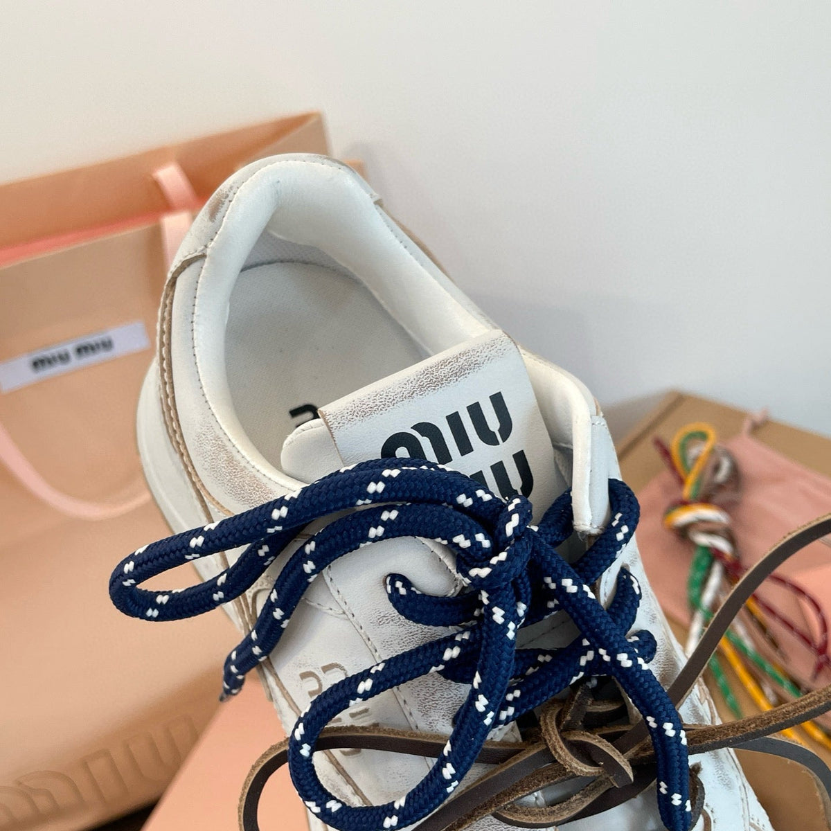 Shoes- Miu M Trainers Luxury Lifestyle Designer Footwear