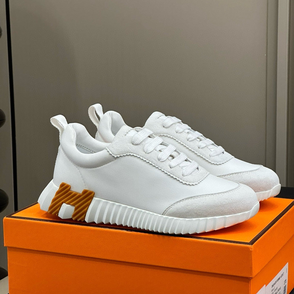 Shoes- Herm Bouncing Sneaker Premium Designer Casual Shoes