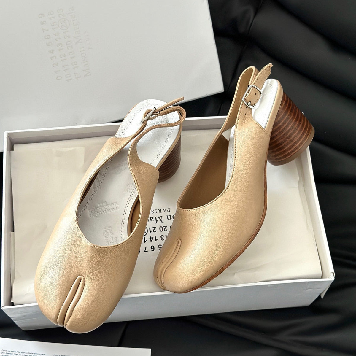 Shoes- Maison M Tabi Heels Luxury Lifestyle Designer Footwear