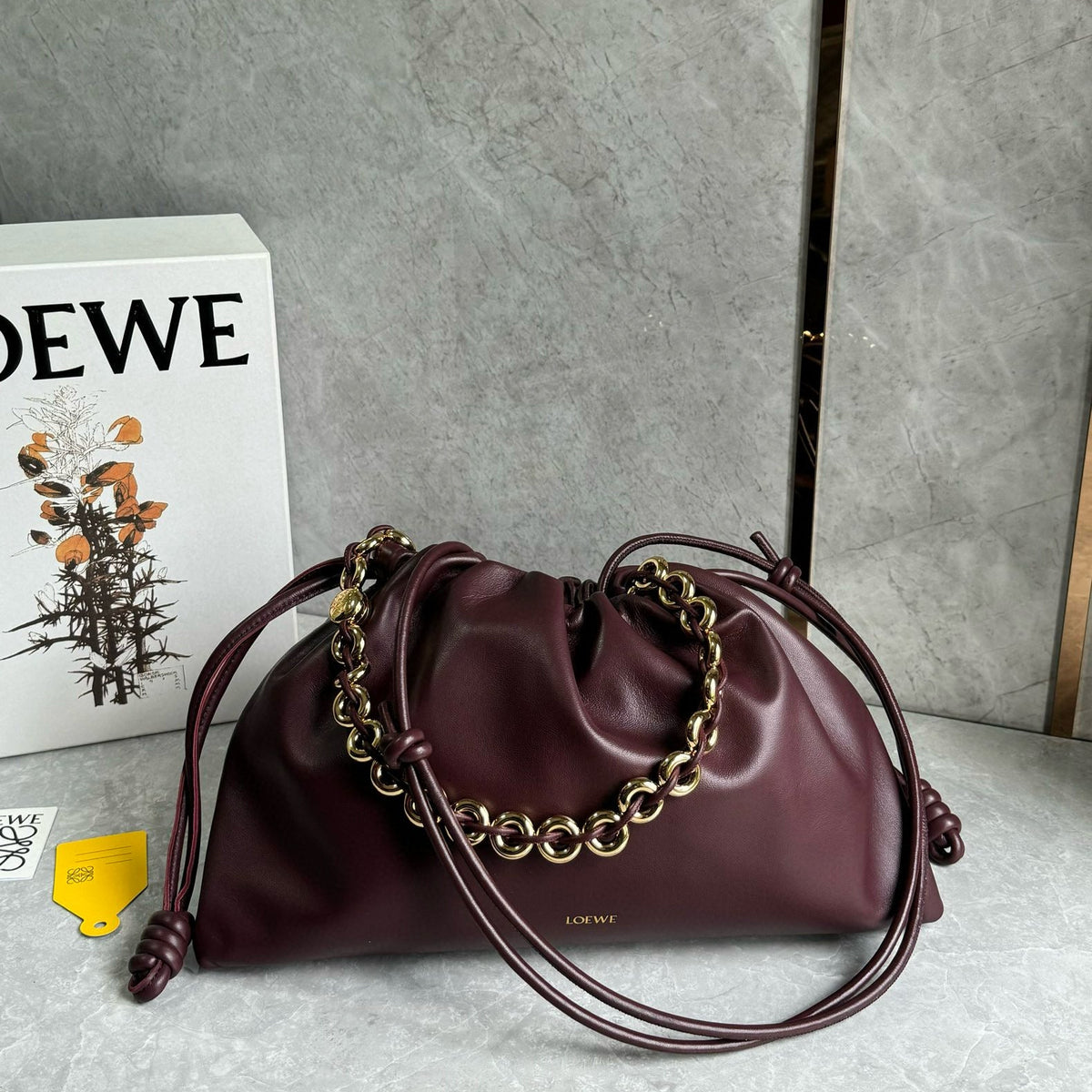 Bags- Loew Large Flamenco Bag Luxury Designer Leather Handbag