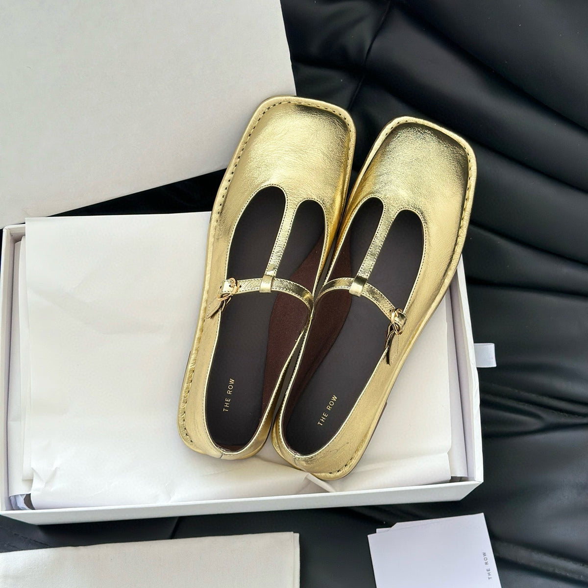 The Row Accessories- The Row T Strap Flats Luxury Designer Fashion Accessory