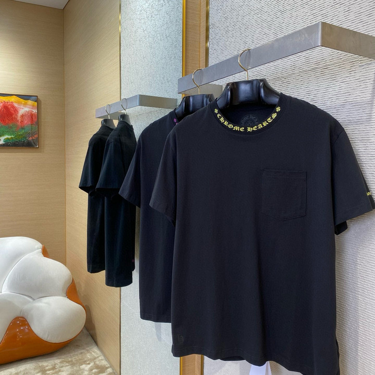 T-Shirts- Chrome T-shirt Casual Everyday Designer Tee