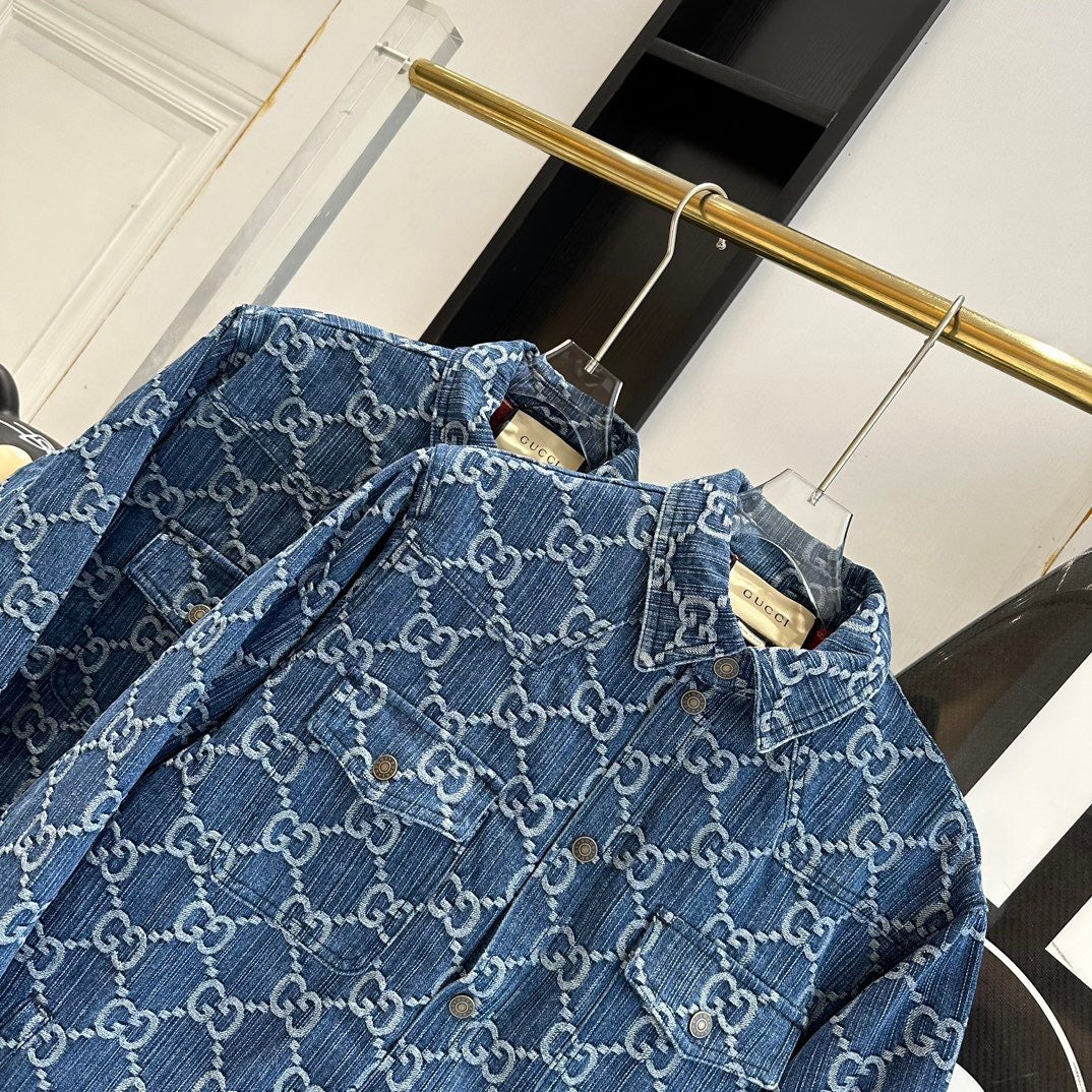 Gucci Denim Overshirt – luxury designer shirt at Velouxe