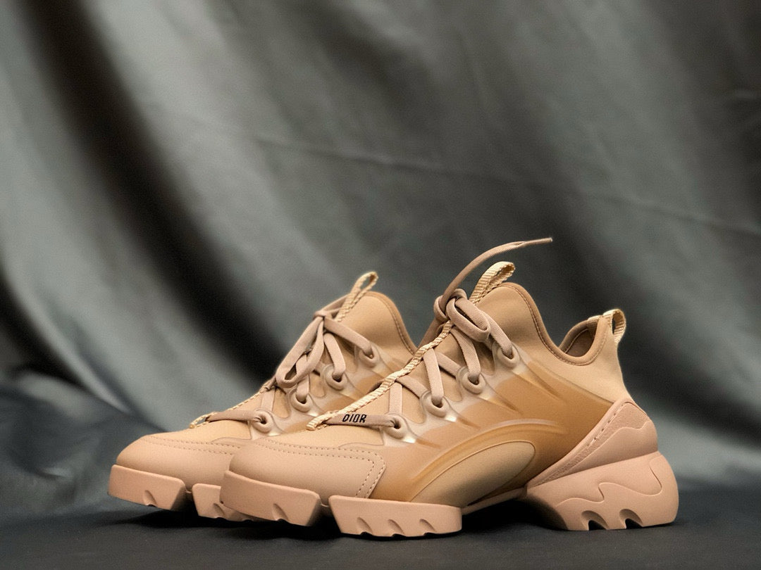 Front view of Christian Dior D Connect Sneaker premium footwear