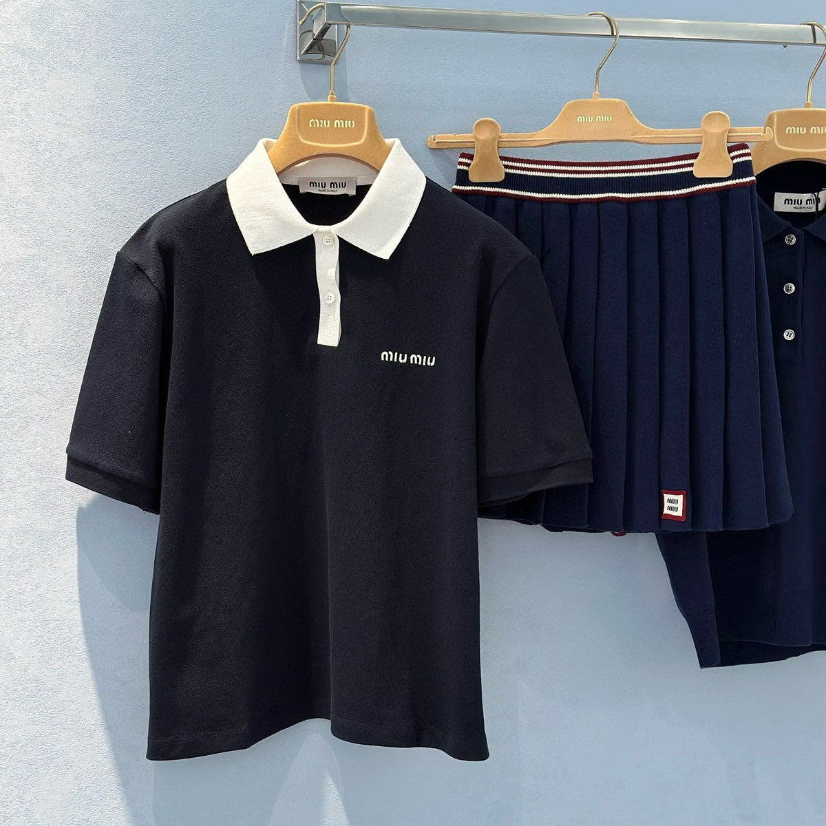 Polo Shirts- Miu M Polo Shirt Premium Everyday Polo Shirt