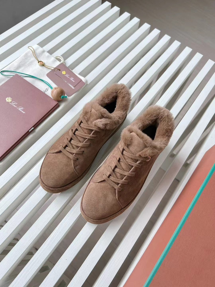 Shoes- Loro P Fur Nuages Sneakers Premium Designer Casual Shoes