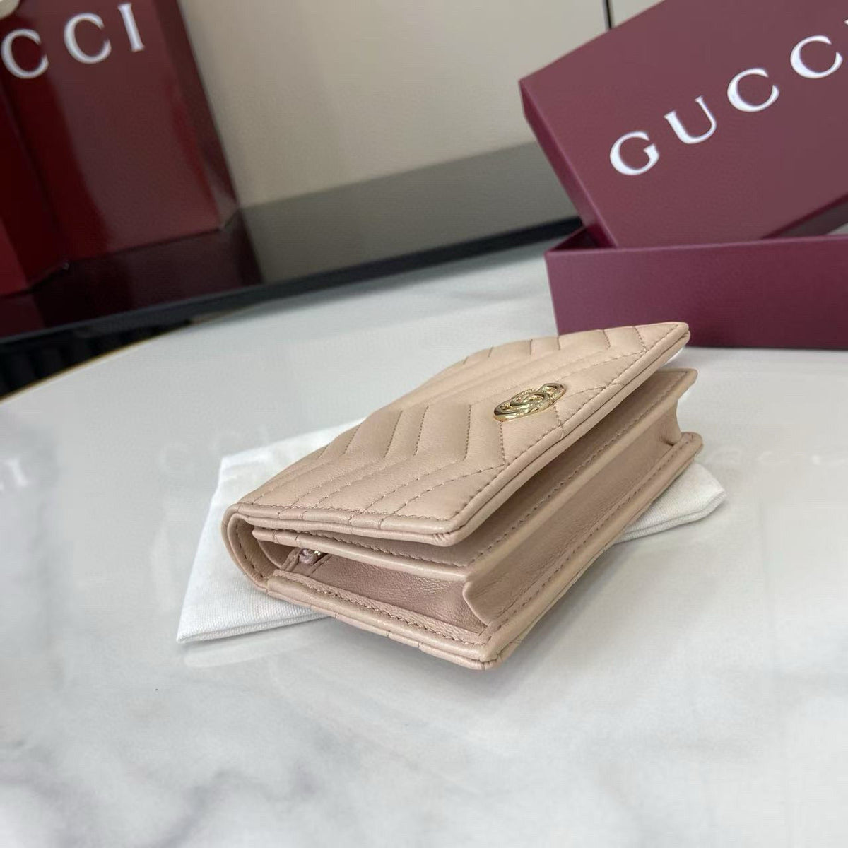 Gucci Wallets- Gucci Marmont Small Wallet Elegant Everyday Leather Wallet