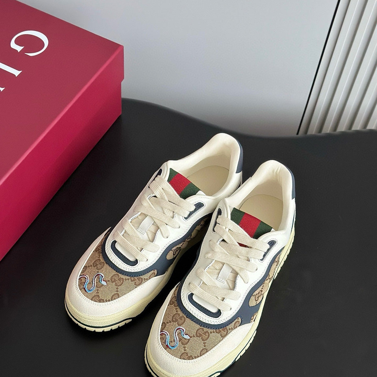 Gucci Shoes- Gucci Re Web Sneaker Comfortable Everyday Designer Shoes