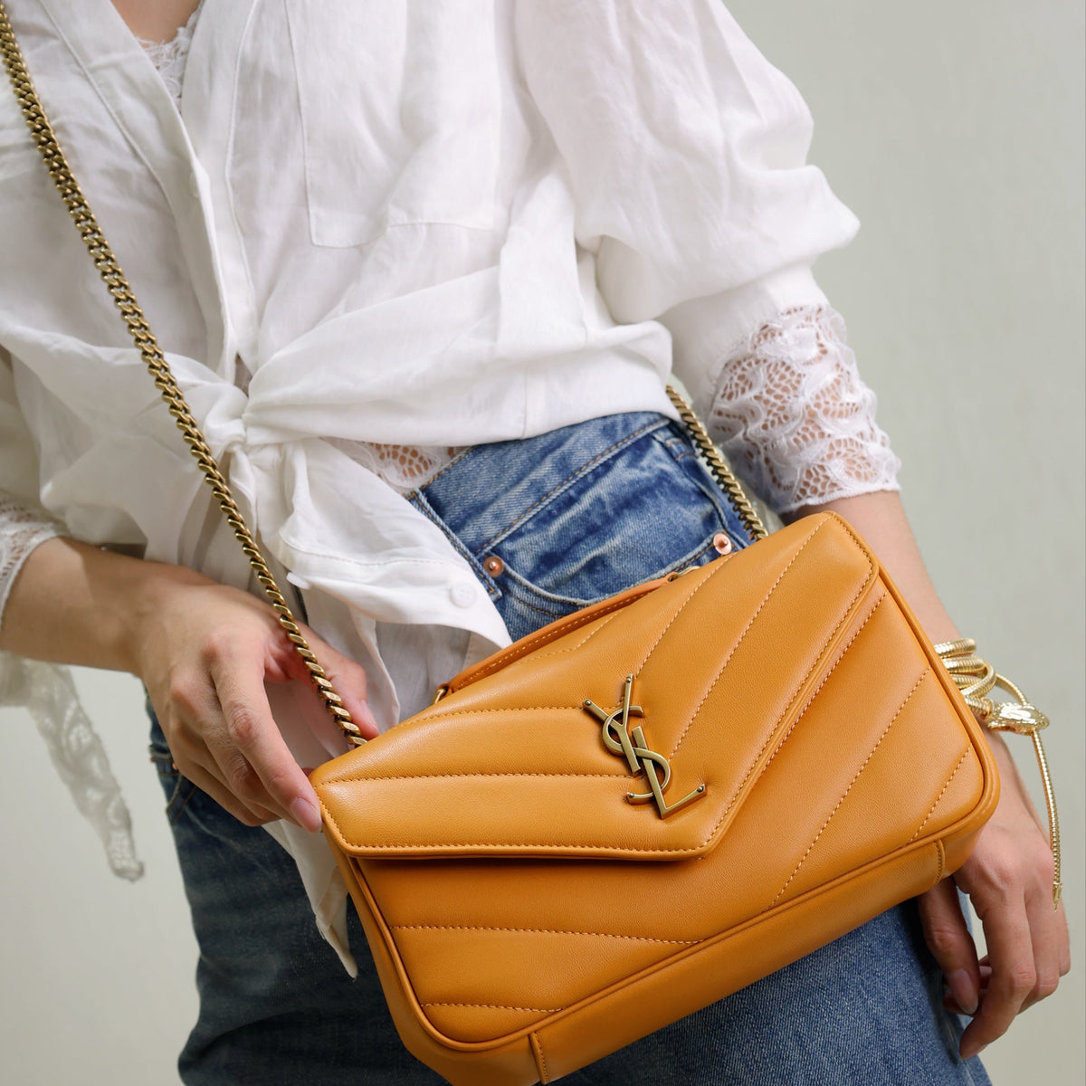 Saint Laurent Bags- Saint Laurent Loulou Small Bag Elegant Everyday Designer Handbag