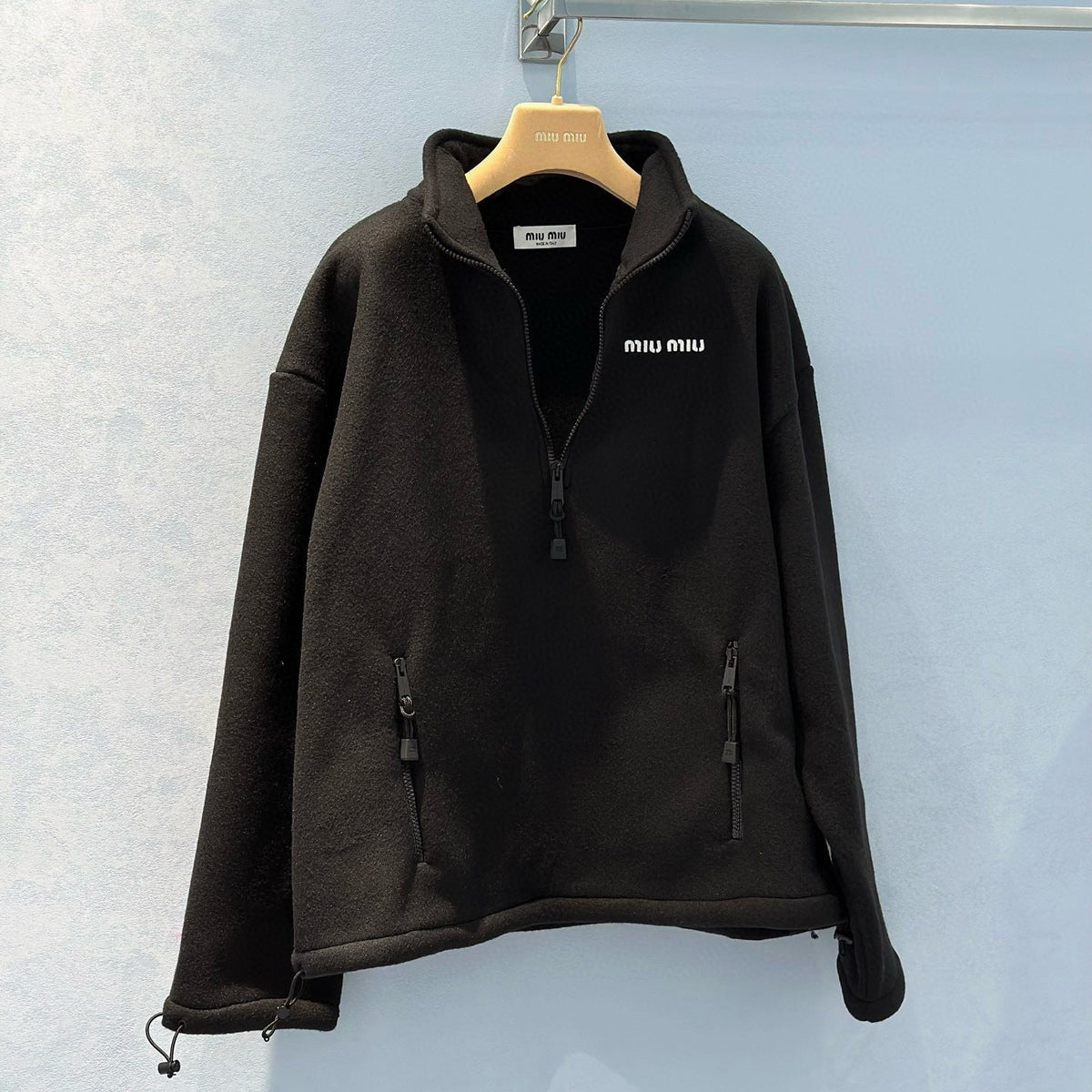 Jackets- Miu M Fleece Jacket Stylish Everyday Designer Outerwear