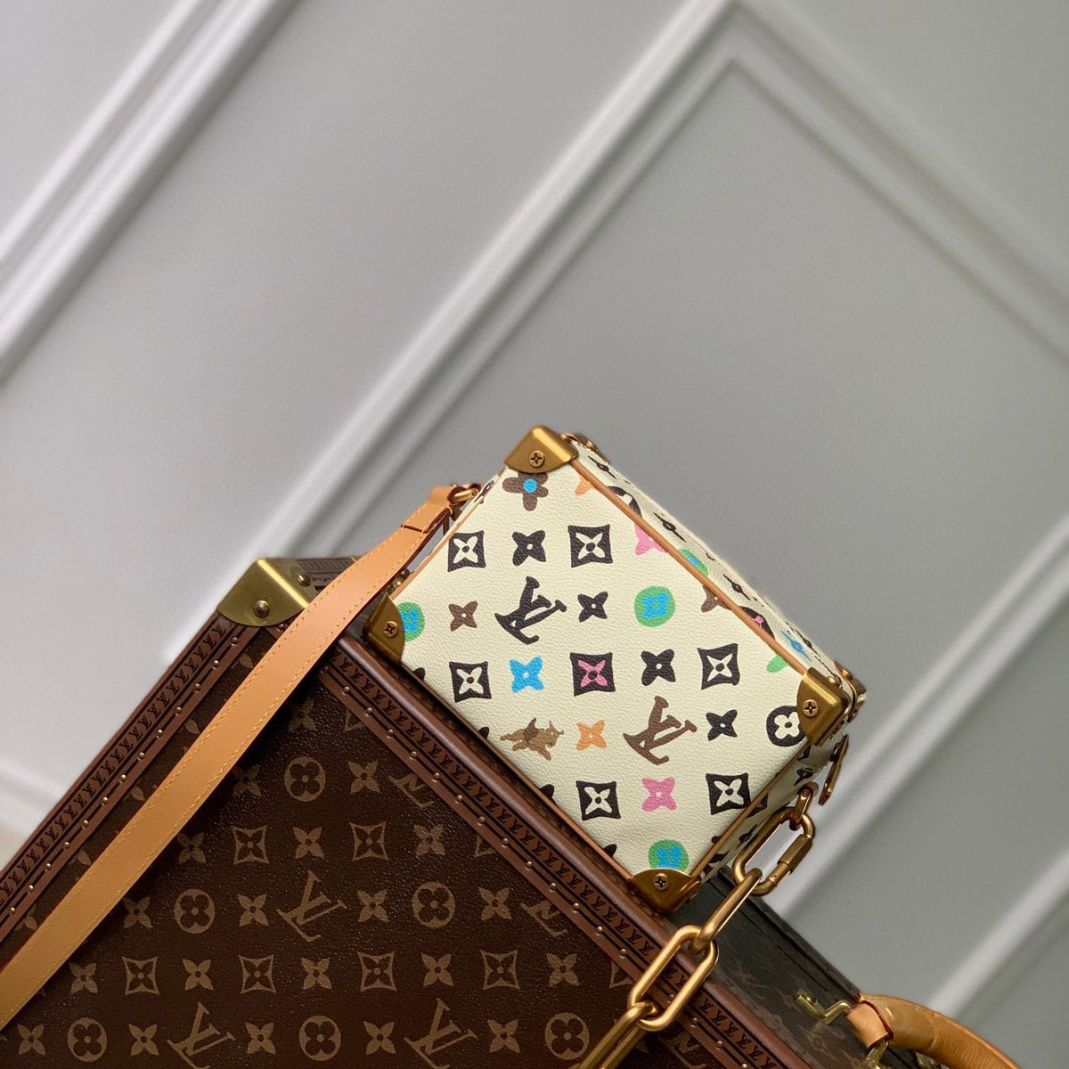 Louis Vuitton Bags- Louis Vuitton Lou Mini Soft Trunk Bag Premium Designer Shoulder Bag