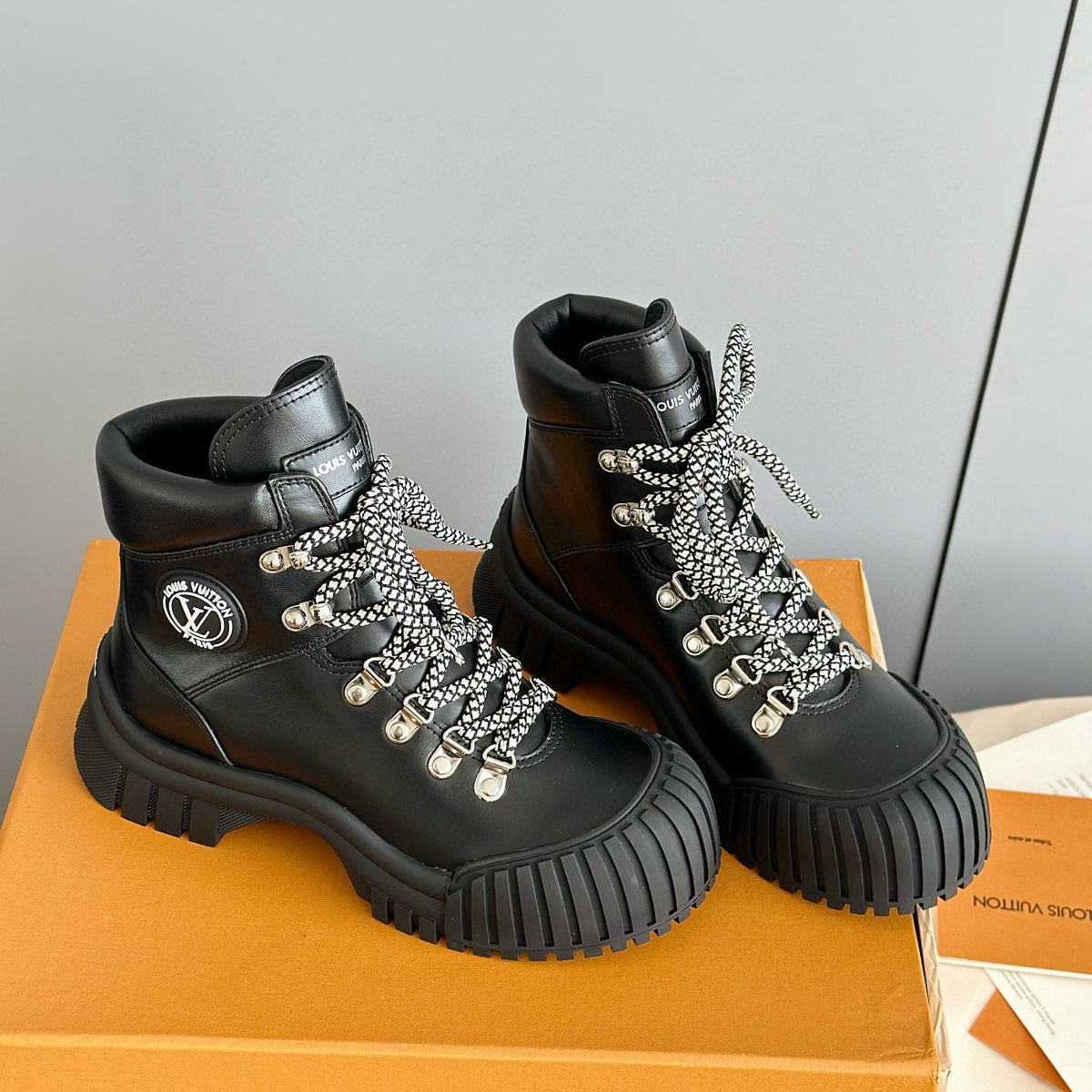 Louis Vuitton Shoes- Louis Vuitton Lou Ruby Boots Comfortable Everyday Designer Shoes