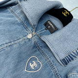 Chanel Denim Jacket – luxury designer piece at Velouxe