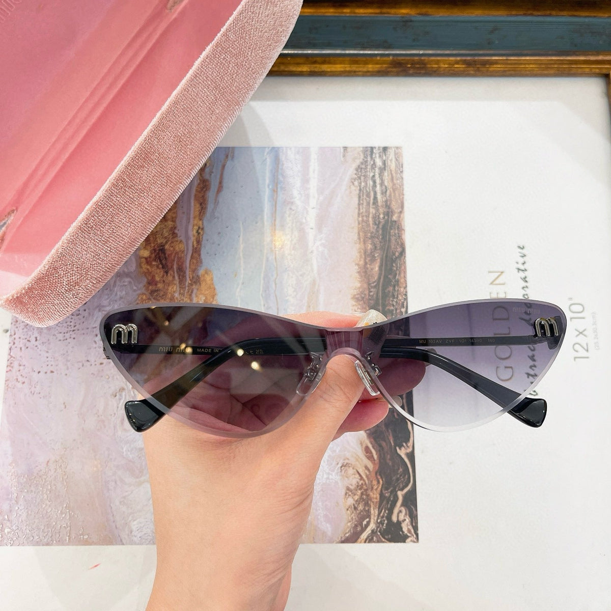 Sunglasses- Miu M Sunglasses Premium Fashion Designer Sunglasses