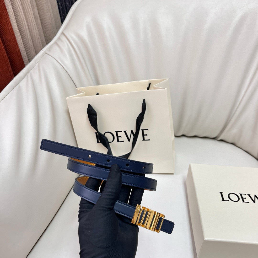 Belts- Loew Belt 1.5 Cm Premium Leather Designer Belt