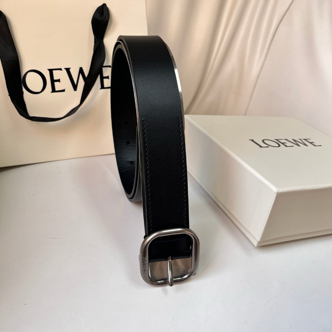 Belts- Loew Belt 3.5 Cm Premium Leather Designer Belt