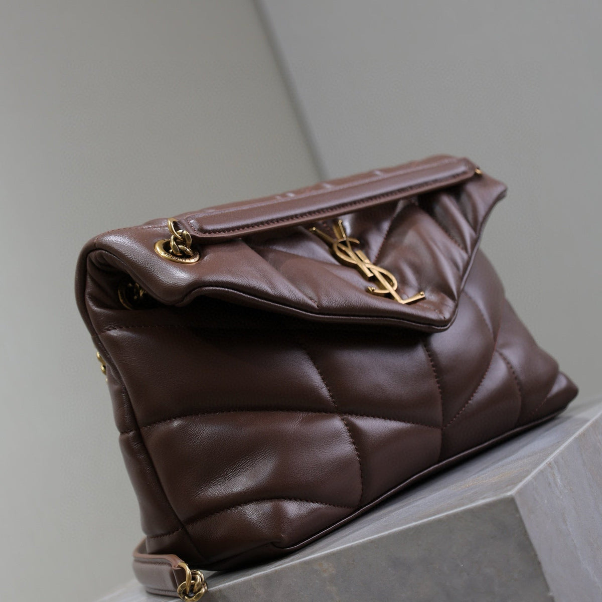 Saint Laurent Bags- Saint Laurent Loulou Puffer Small Bag Elegant Everyday Designer Handbag