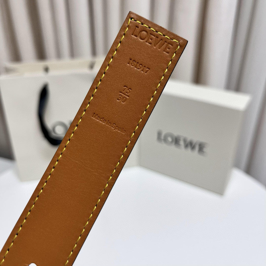 Belts- Loew Belt 2.8 Cm Classic Everyday Designer Belt