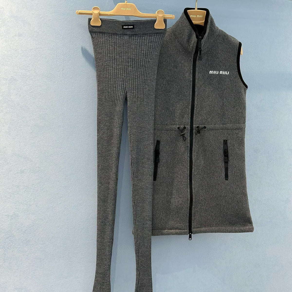 Pants- Miu M Leggings Premium Designer Casual Trousers