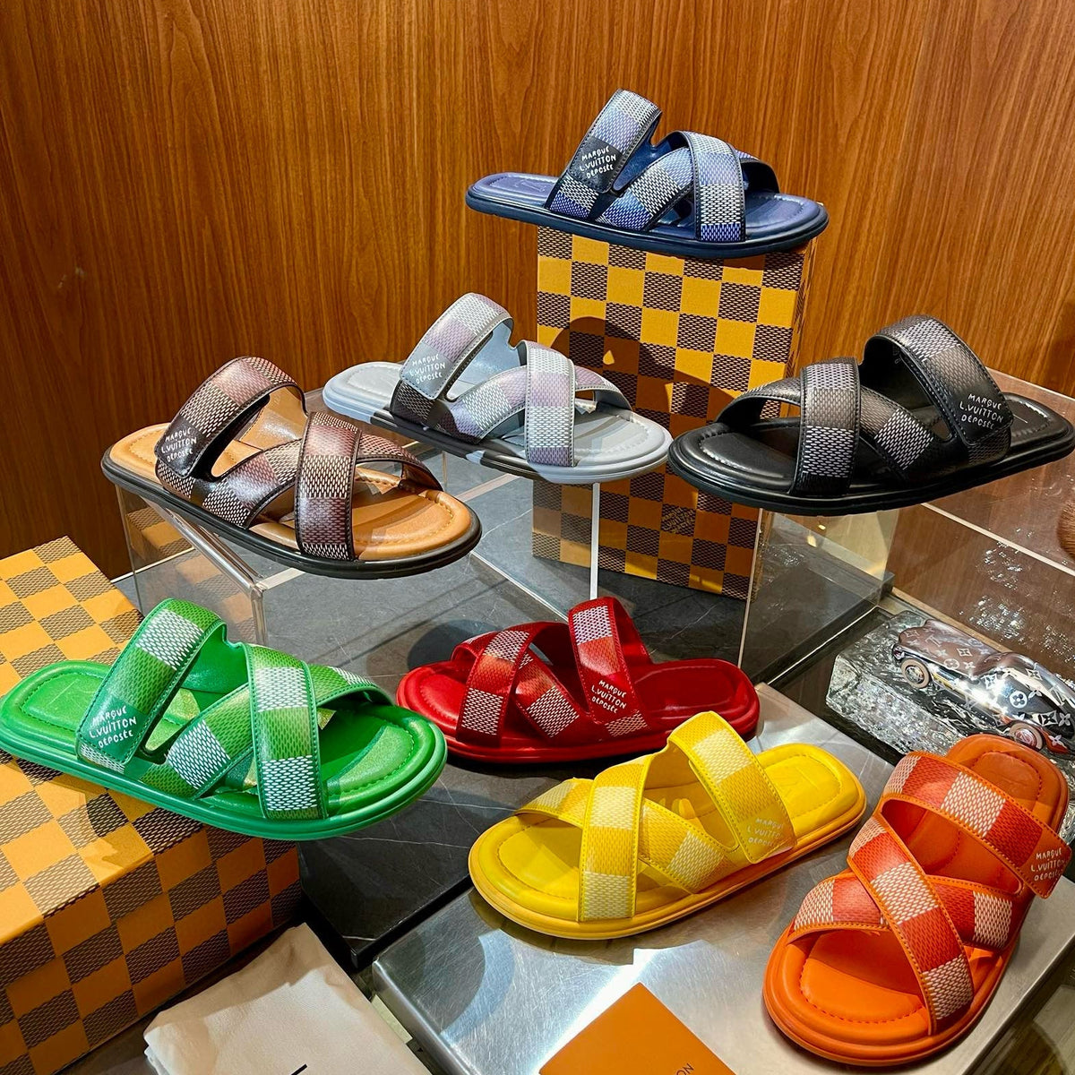 Louis Vuitton Shoes- Louis Vuitton Lou Venice Mule Comfortable Everyday Designer Shoes
