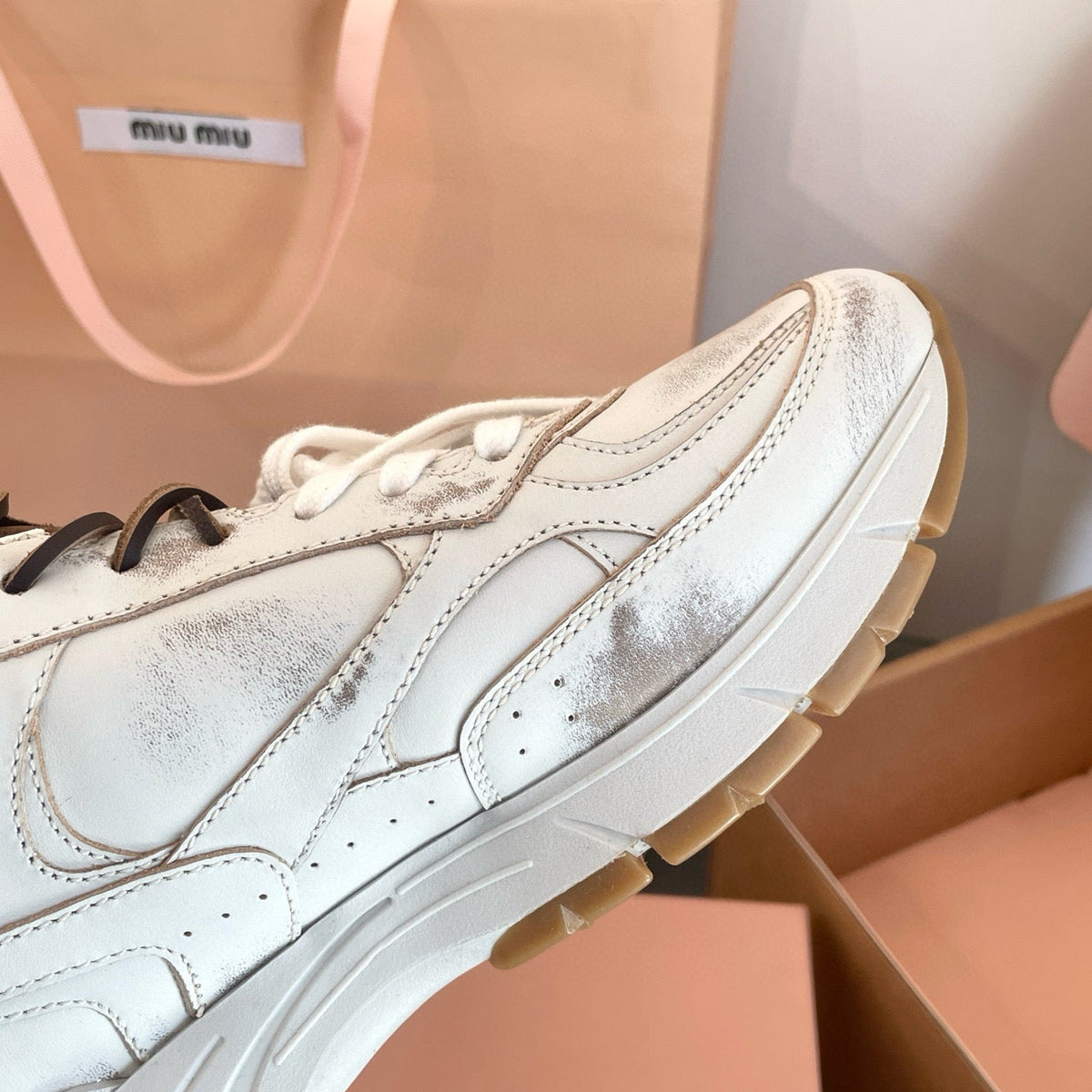 Shoes- Miu M Trainers Luxury Lifestyle Designer Footwear