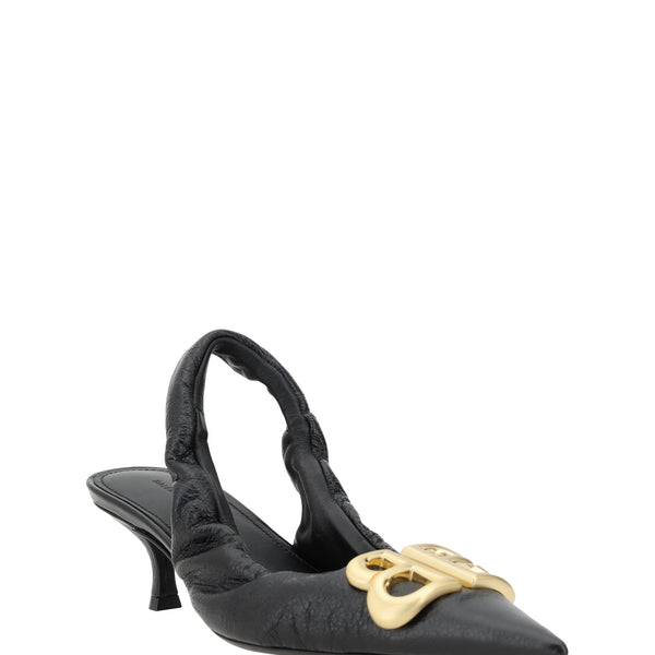 Balenciaga premium pumps detail and craftsmanship close-up