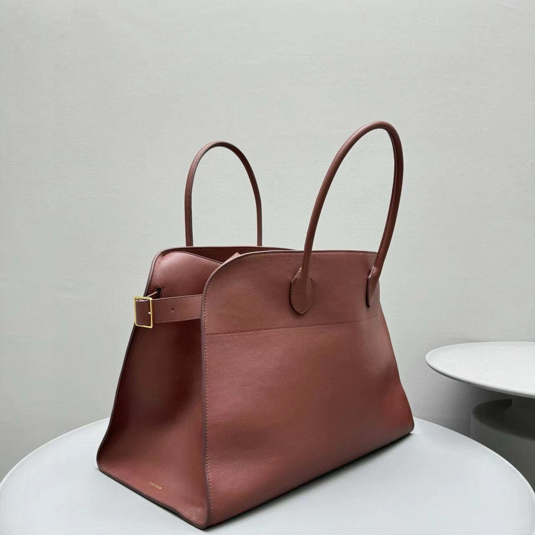 The Row Bags- The Row Margaux 17 Bag Luxury Designer Leather Handbag
