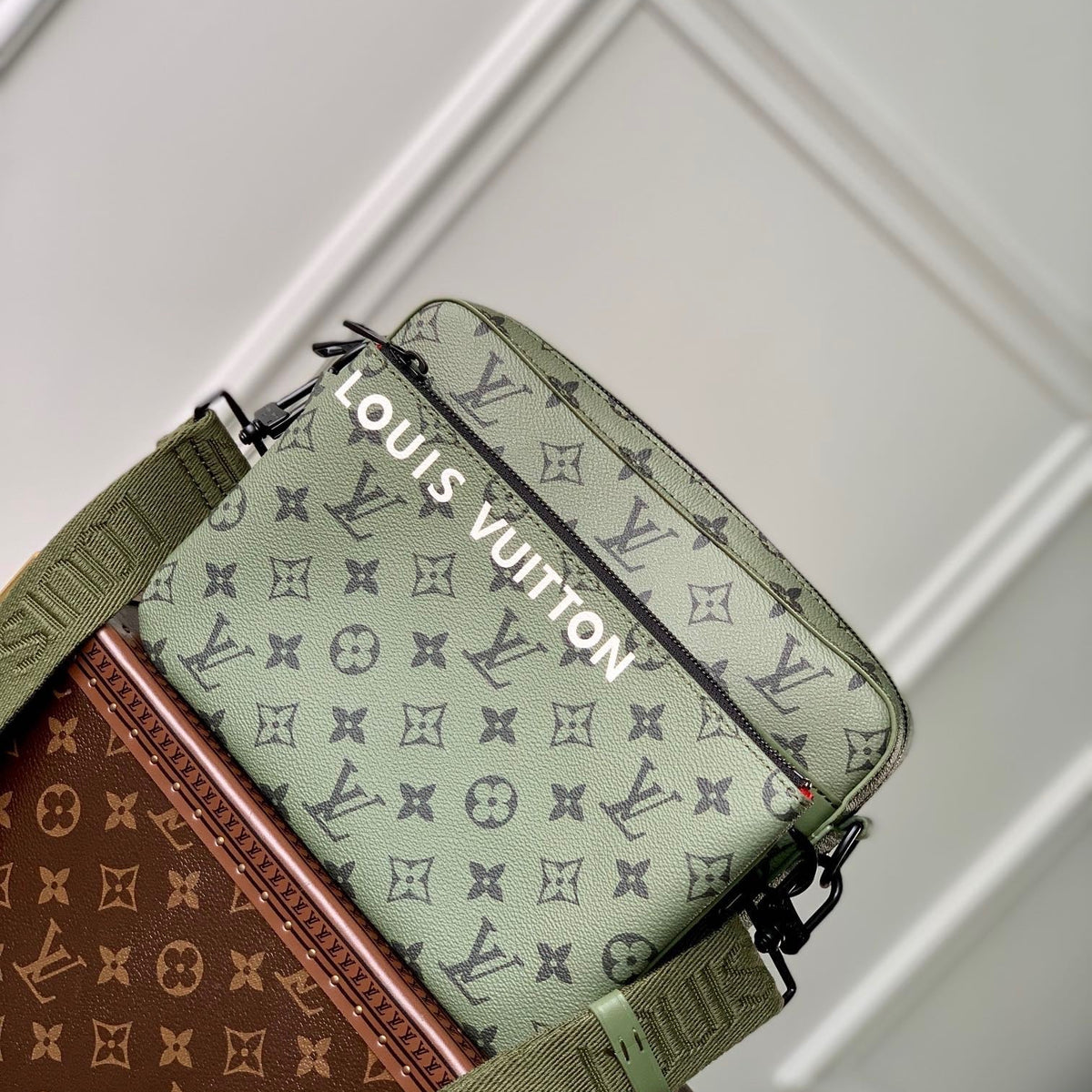 Louis Vuitton Bags- Louis Vuitton Lou Trio Messenger Bag Elegant Everyday Designer Handbag