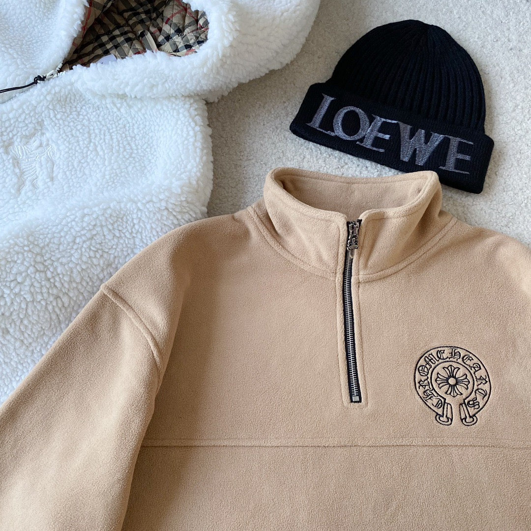 Hoodies- Chrome H Sweatshirt Comfortable Luxury Streetwear Hoodie