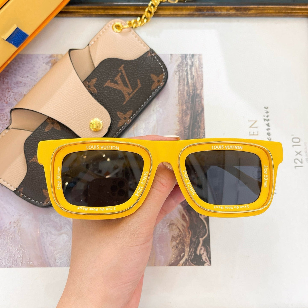 Louis Vuitton Sunglasses- Louis Vuitton Lou Sunglasses Luxury Designer UV Sunglasses