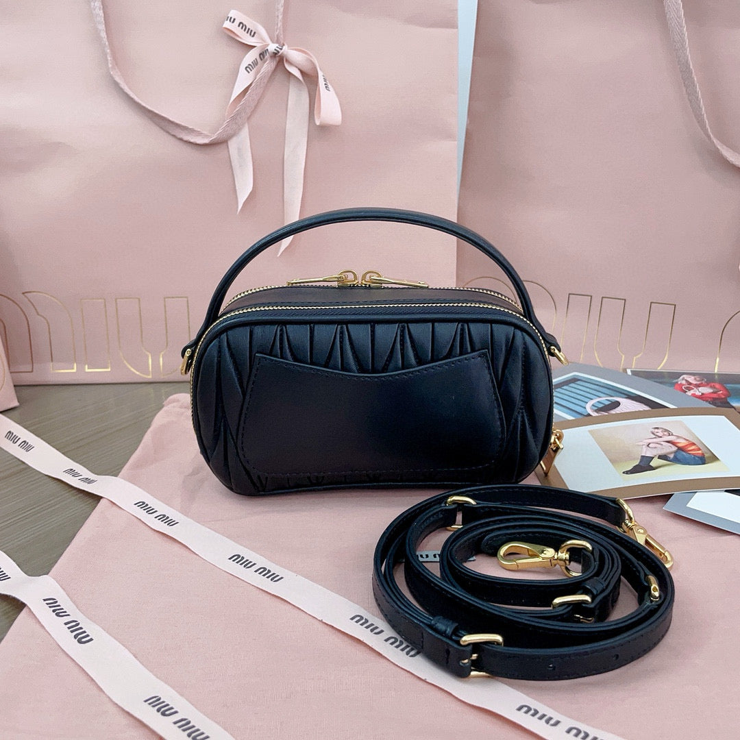 Bags- Miu M Matelasse Shoulder Bag Premium Designer Shoulder Bag