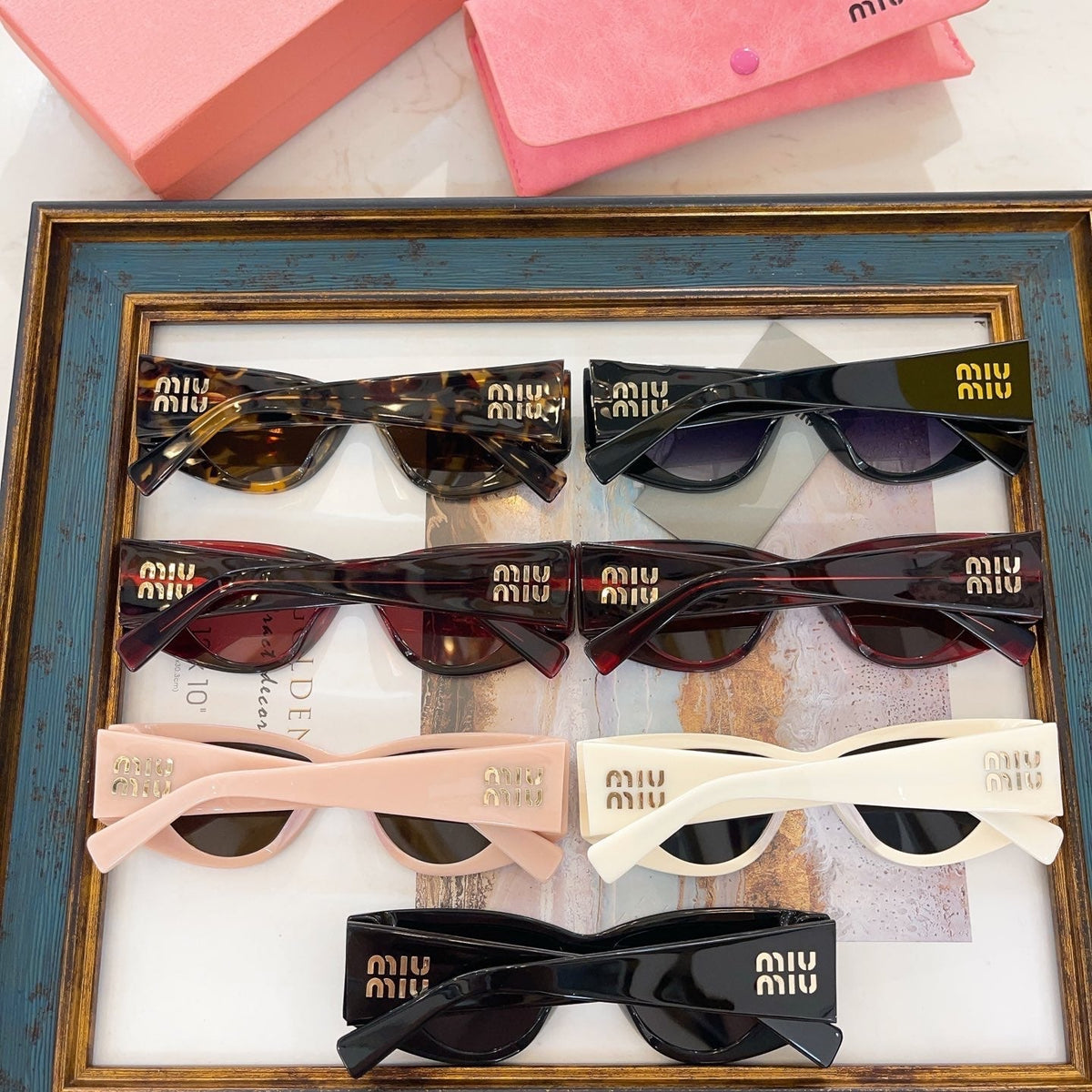 Sunglasses- Miu M Sunglasses Luxury Designer UV Sunglasses