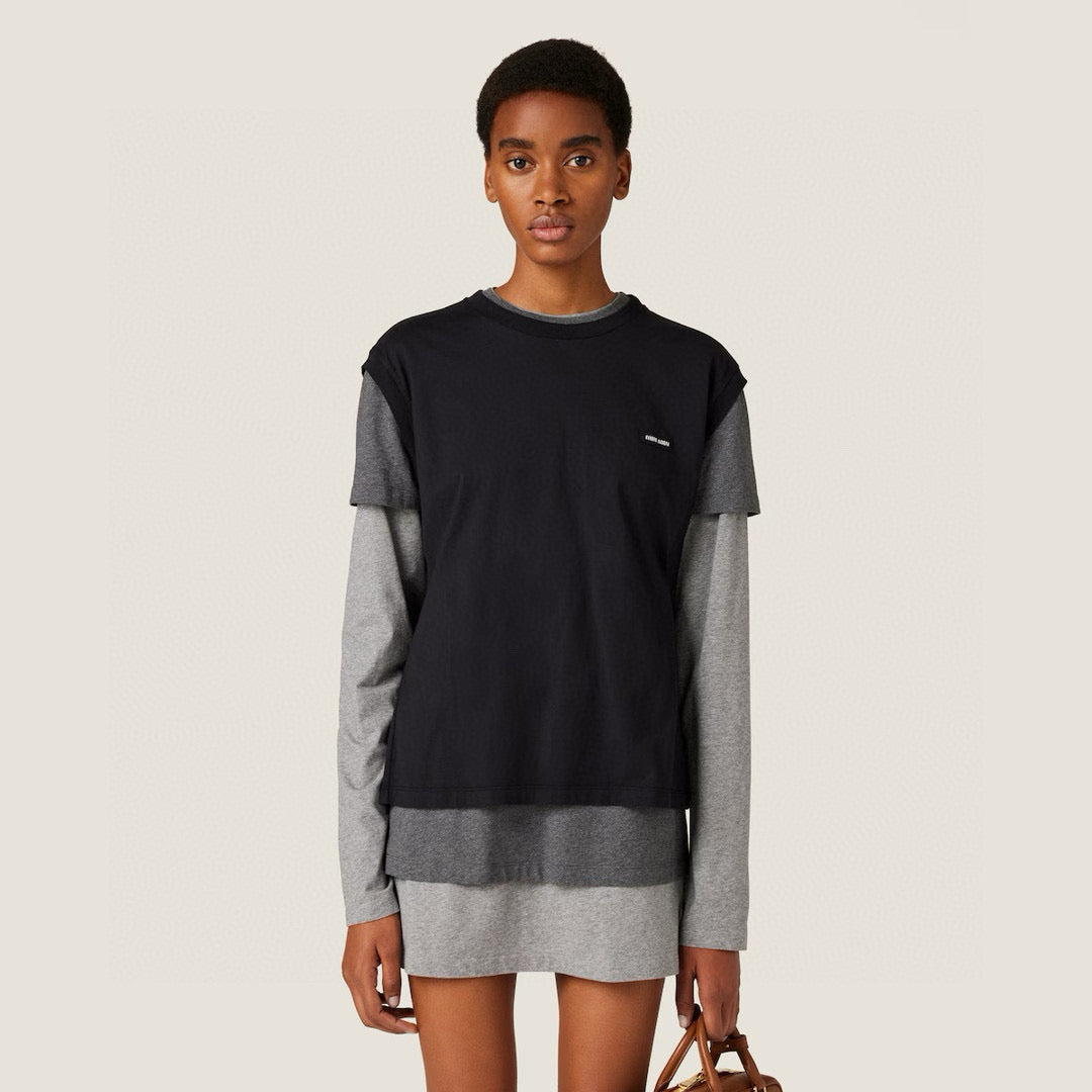 Tops- Miu M Top Elegant Everyday Designer Top