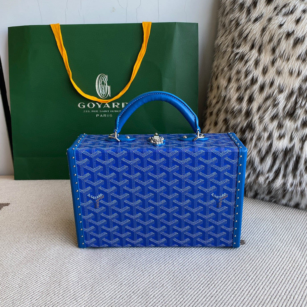 Bags- Goya Grand Hotel Trunk Bag Luxury Designer Leather Handbag