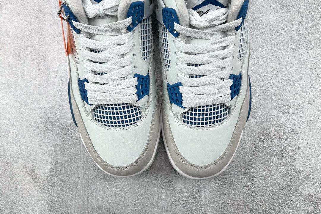 Jordan Shoes- Jordan 4 Military Blue Comfortable Everyday Designer Shoes