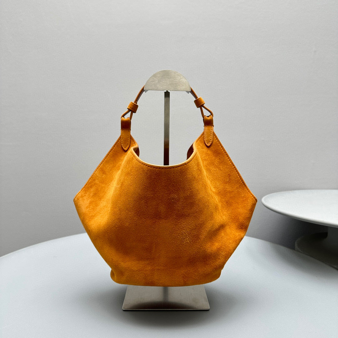 Bags- Khaite Mini Lotus Bag Luxury Designer Leather Handbag