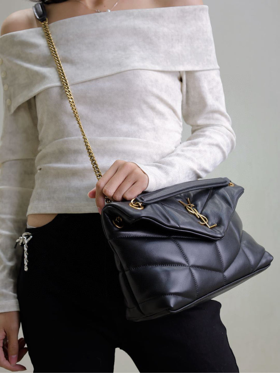 Saint Laurent Bags- Saint Laurent Loulou Puffer Small Bag Premium Designer Shoulder Bag